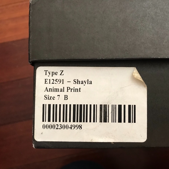 Type Z Shayla Animal/Leopard Open Toe Platform - Picture 6 of 8